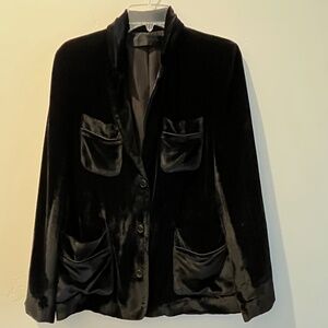 Jenni Kayne crushed velvet shirt/jacket in size small